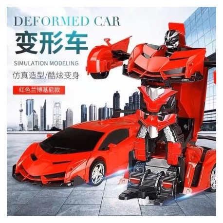 CARRO TRANSFORMER FIRE CRAZE ROJO CLAVE: JUGU-87