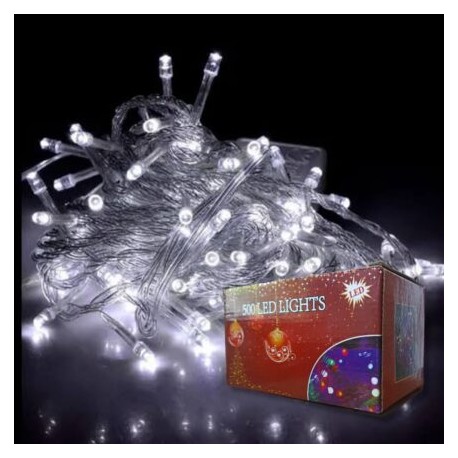 SERIE DE 500 LEDS BLANCA SKU:42217