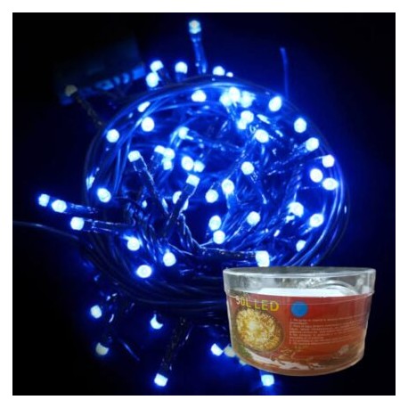 SERIE DE 50 LEDS AZUL SKU:42234