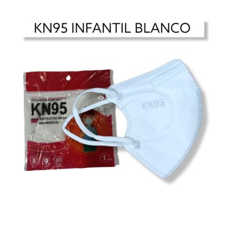 KN95 INFANTIL BLANCO 1 MASTER (5000 PZS)